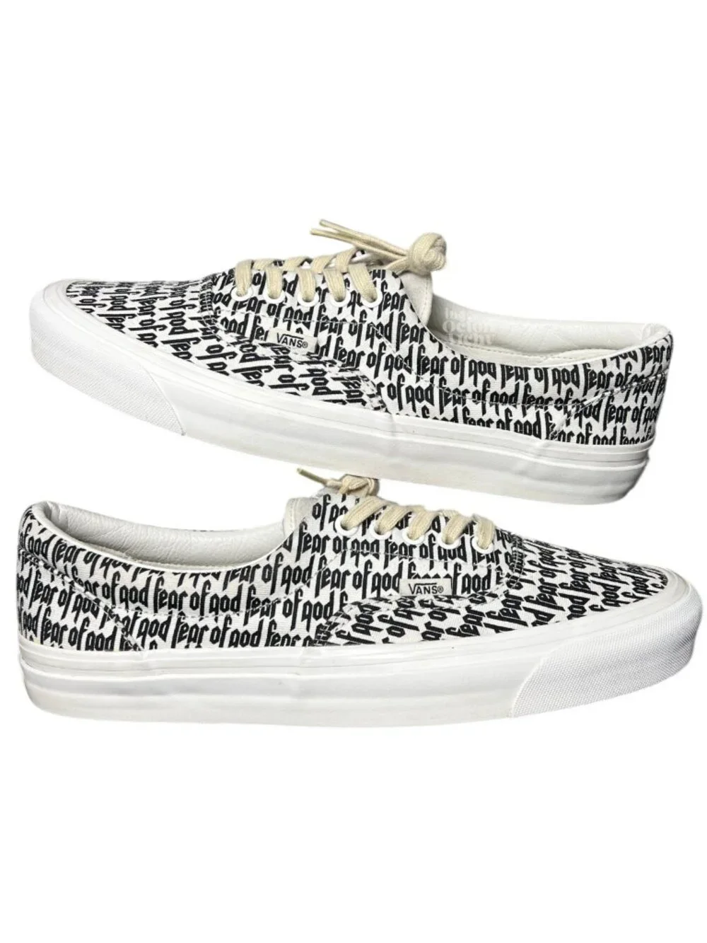 Size 11 Fear of God x Vans Era 95 Reissue 'Marshmallow' VN0A2XRYML6 Pre-Owned